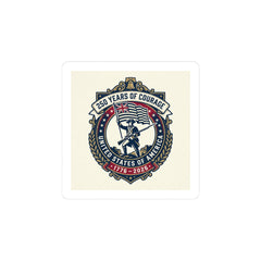 USA 250 Anniversary Crest Kiss-Cut Stickers | 1776–2026, Patriotic Vintage