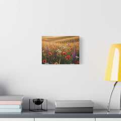 Wildflower Meadow Canvas Print — Stretched Matte Wall Art